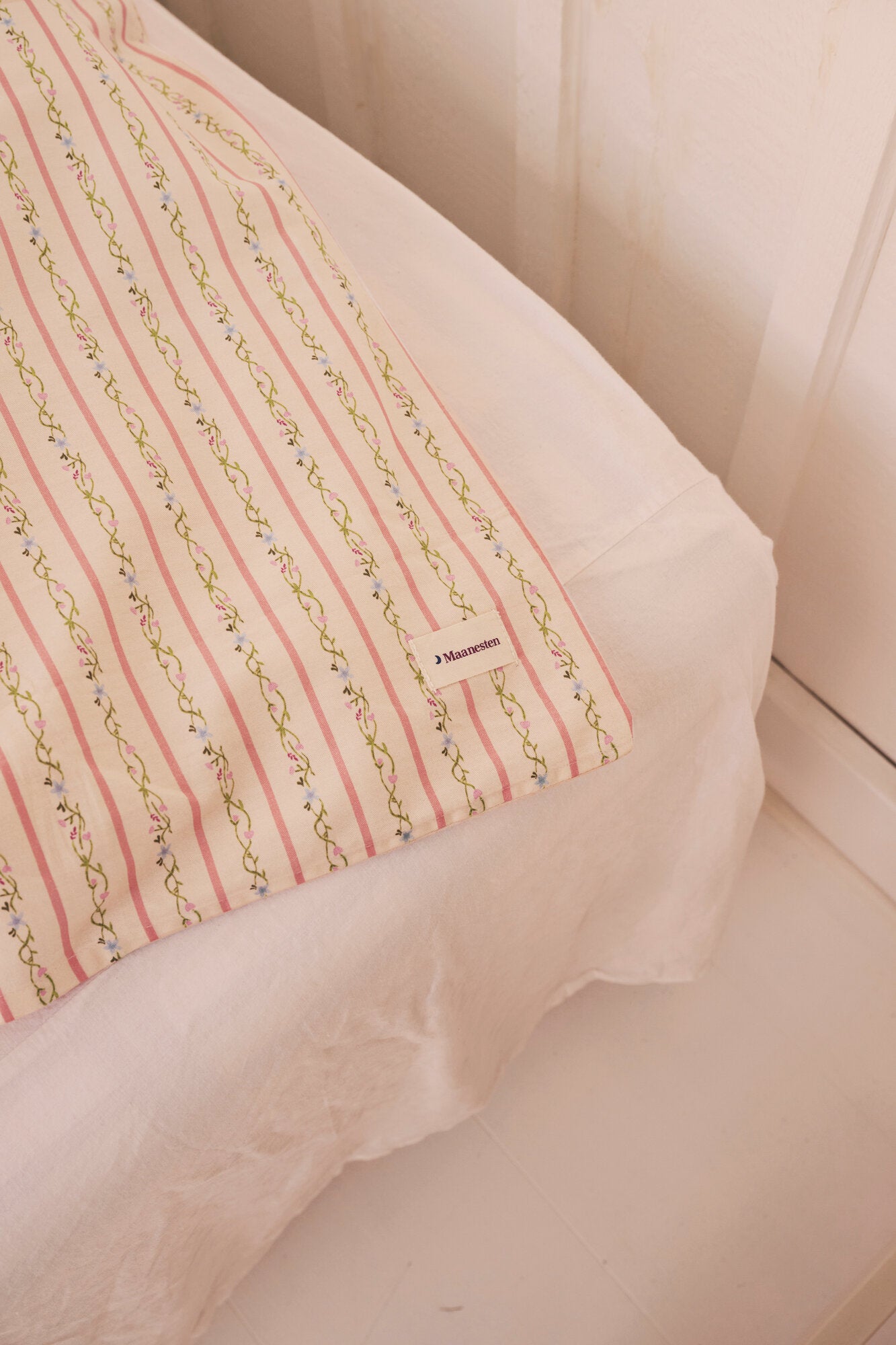 Sengesæt, 200x140 cm - Summer Stripe Peach